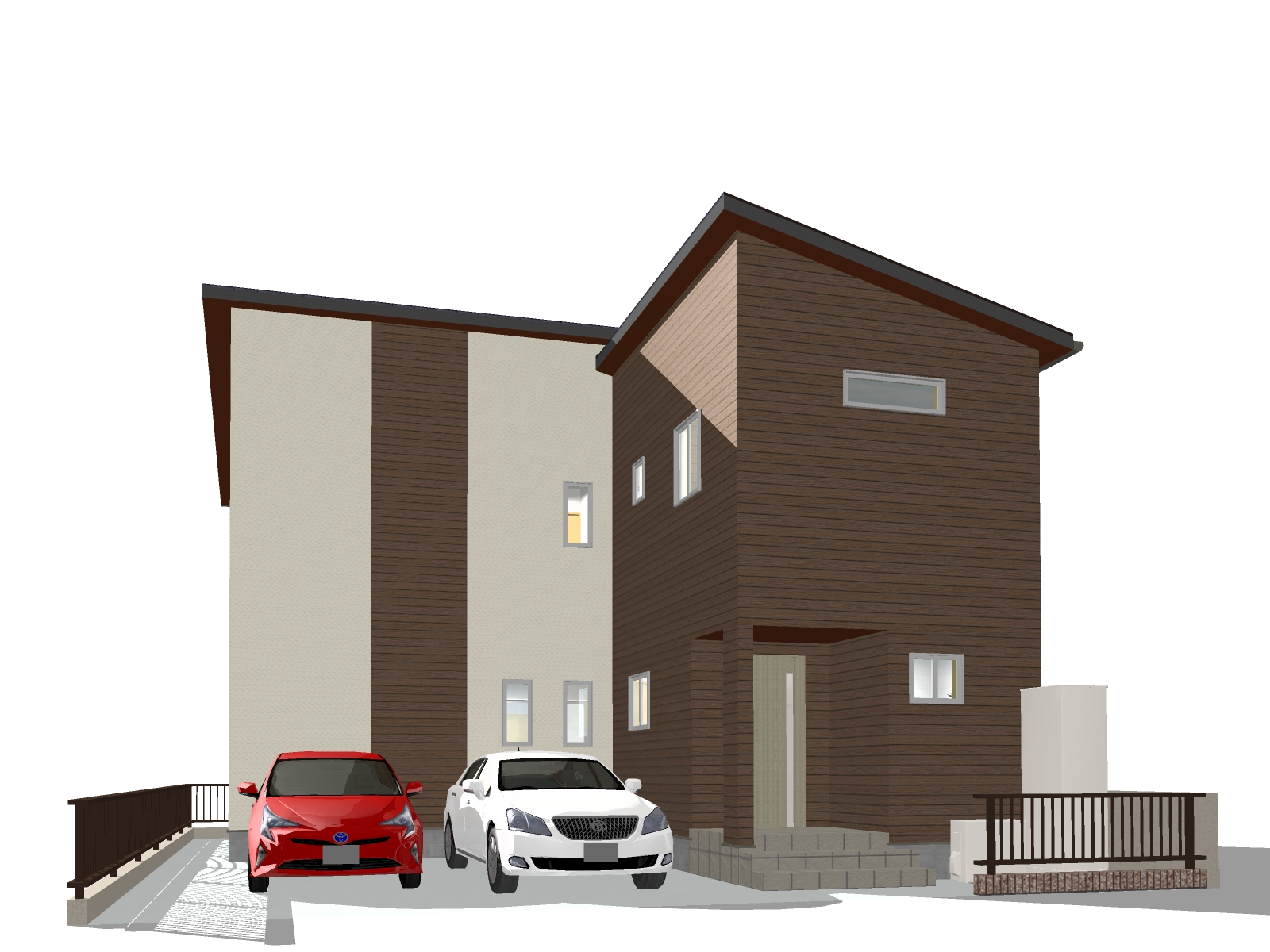 完成外観イメージ画像(※外壁の色等、実際の建物と異なる場合があります。)